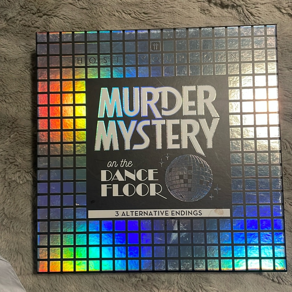 Murder mystery game with 3 alternative endings